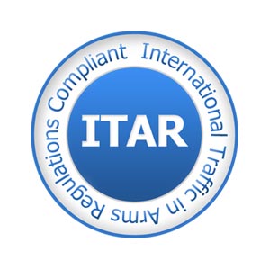 International Traffic in Arms Regulations Compliant logo